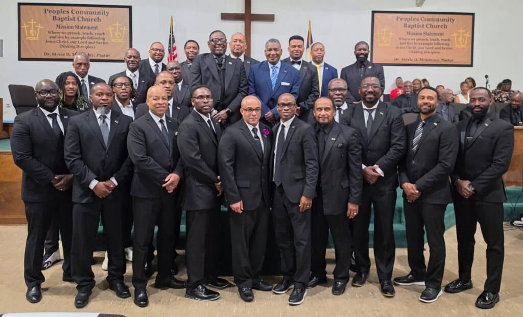 100 Black Men of Tupelo pinning ceremony