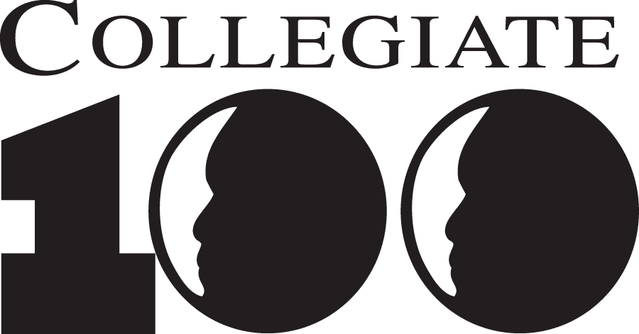 Collegiate 100 logo/wordmark